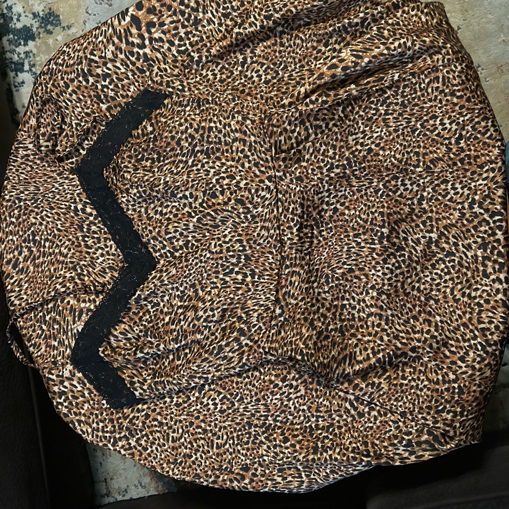 Idyllwind Leopard Print Skirt with Black Accents